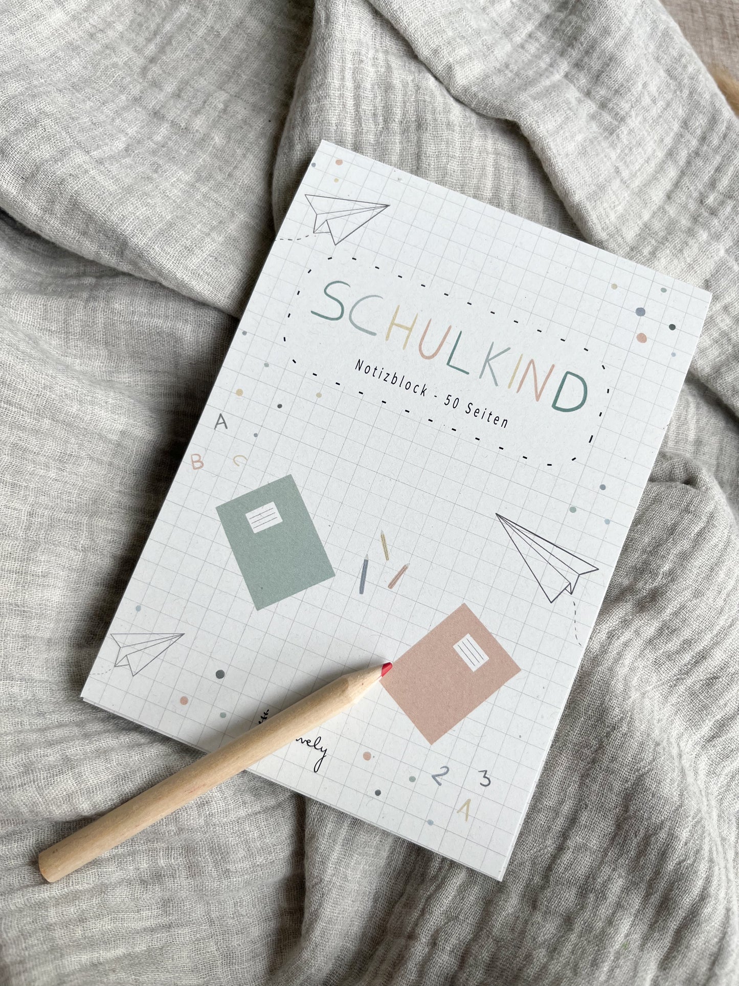 Notizblock - Endlich Schulkind